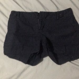 Banana Republic Navy Eyelet Shorts